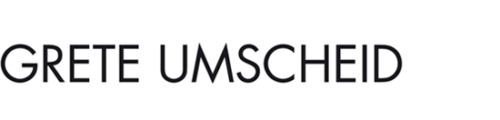 Print Design | Logo | Grete Umscheid | Architekturbüro, München | Printvorlage und Webversion | Konzeption, Design und Druckabwicklung